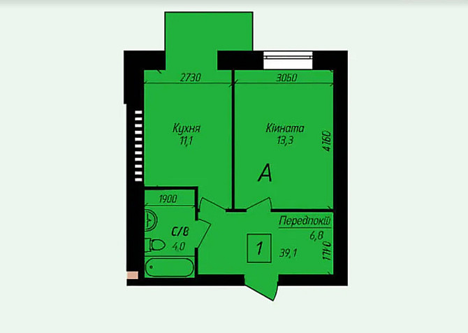 Продаж 1к квартири, 39,6 кв.м, р-н Кутківці Тернопіль - фото 9
