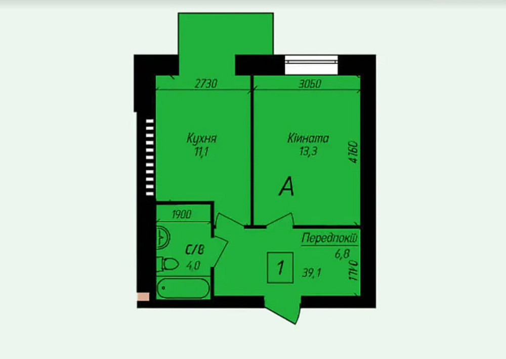 Продаж 1к квартири, 39,6 кв.м, р-н Кутківці Тернопіль - фото 9