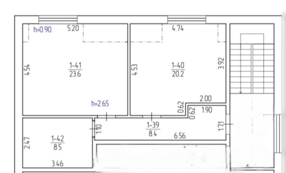 Продажа 1к Квартира 60.7 кв.м Молодіжна 12 Винники