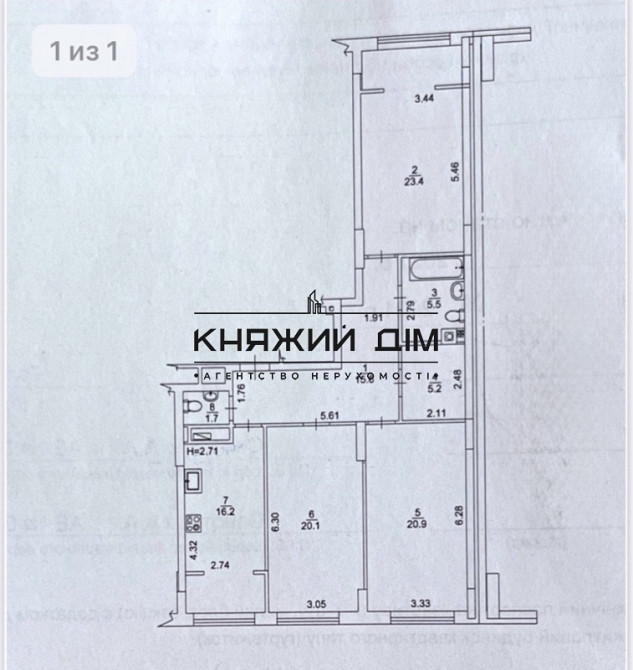 Продаж 3-кімнатної квартири в ЖК Метрополіс. м.Теремки. № 21146078 Київ - фото 11