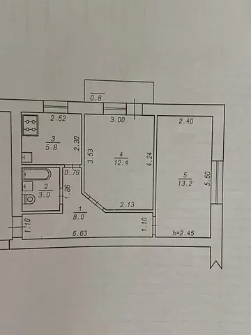 Продаж 2к Квартира 43.2 кв.м Сковороди Григорія вулиця 11 Хмельницький - фото 12