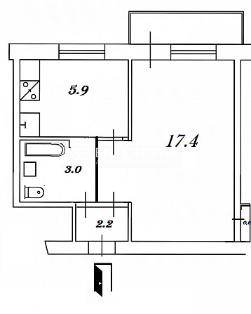Продаж 1-кімнатна квартира Київ - фото 7