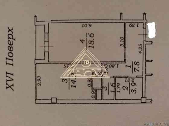просторная 1 комнатная квартира в новом доме Лиманка