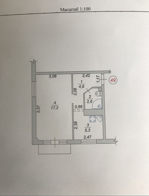 Продаж 1к Квартира 32 кв.м Бердичівська Zhytomyr - photo 4