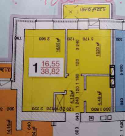 Продаж Квартира 1-кімнатна, 4/10 поверх на вул. Героїв Чорнобиля Житомир