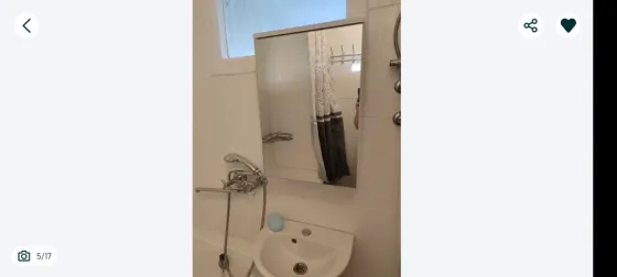 Cozy 1-room apartment for rent in Rusanivka. Address Rusanivskyi Boulevard 9 Kiev