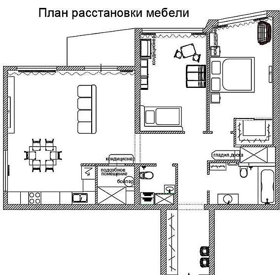 Трехкомнатная квартира в ЖК Четыре Сезона" Одеса - фото 8