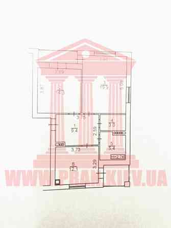 Продаж 3к Квартира 72 кв.м Центральная Гора