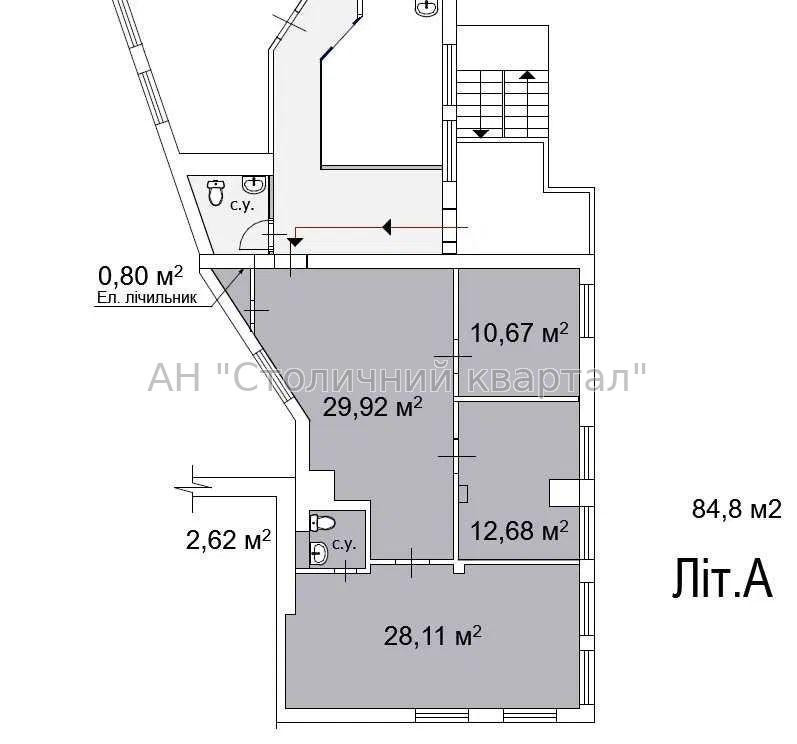 Оренда офісне приміщення на Сковороди Григорія вул., 1 поверх - 2/3 Київ - фото 4