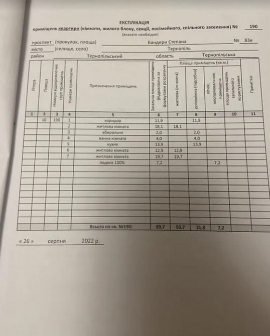 Продаж 3к квартири 90 кв. м на просп. Бандери Степана Тернопіль - фото 16