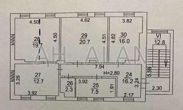 Оренда офісне приміщення на Волоська вул., 3 приміщень - 4, поверх - 2/2 Київ - фото 10