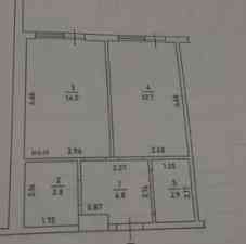 Продаж Квартира 1-кімнатна, 1/8 поверх на Дмитрия Донского ул., 59/2 Одеса