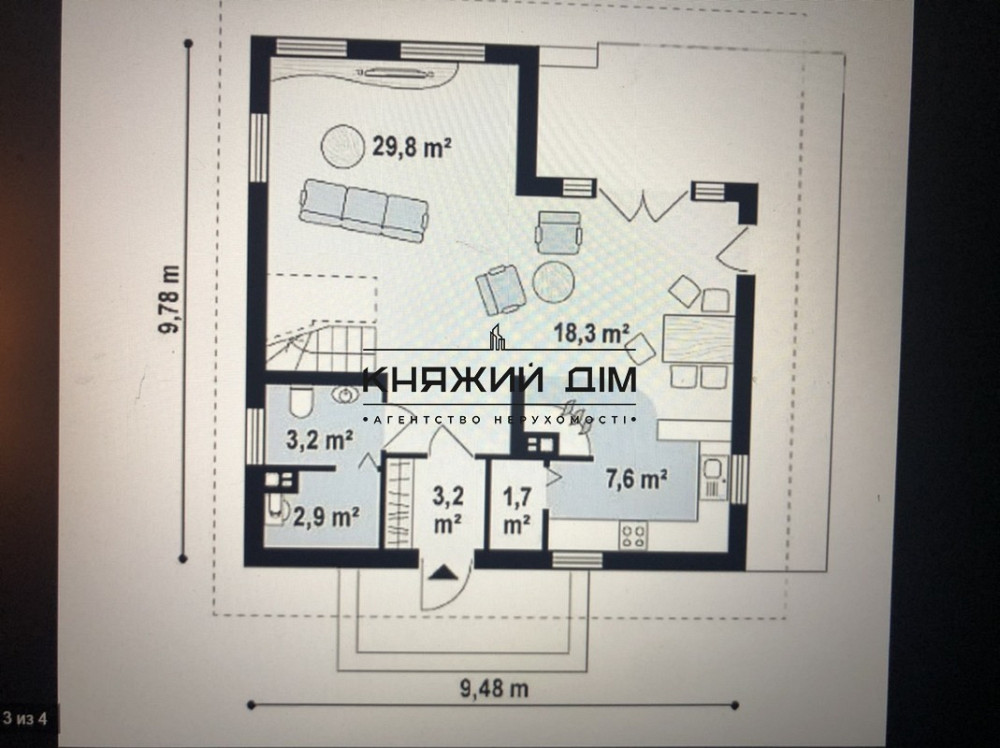 БЕЗ КОМИССИИ!! Продажа дома в Конче-Заспе, Большая дамба. № 228988 Козин (МИРОНІВСЬКИЙ район) - фото 20