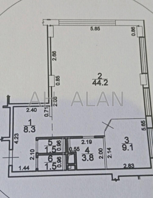 Оренда офісне приміщення на вул. Жилянська приміщень - 2, поверх - 6/24 Київ - фото 16