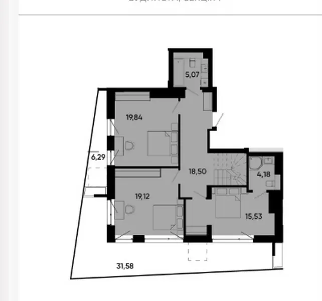 Продаж 4к Квартира 157.15 кв.м Lennona Resıdents Львів - фото 5