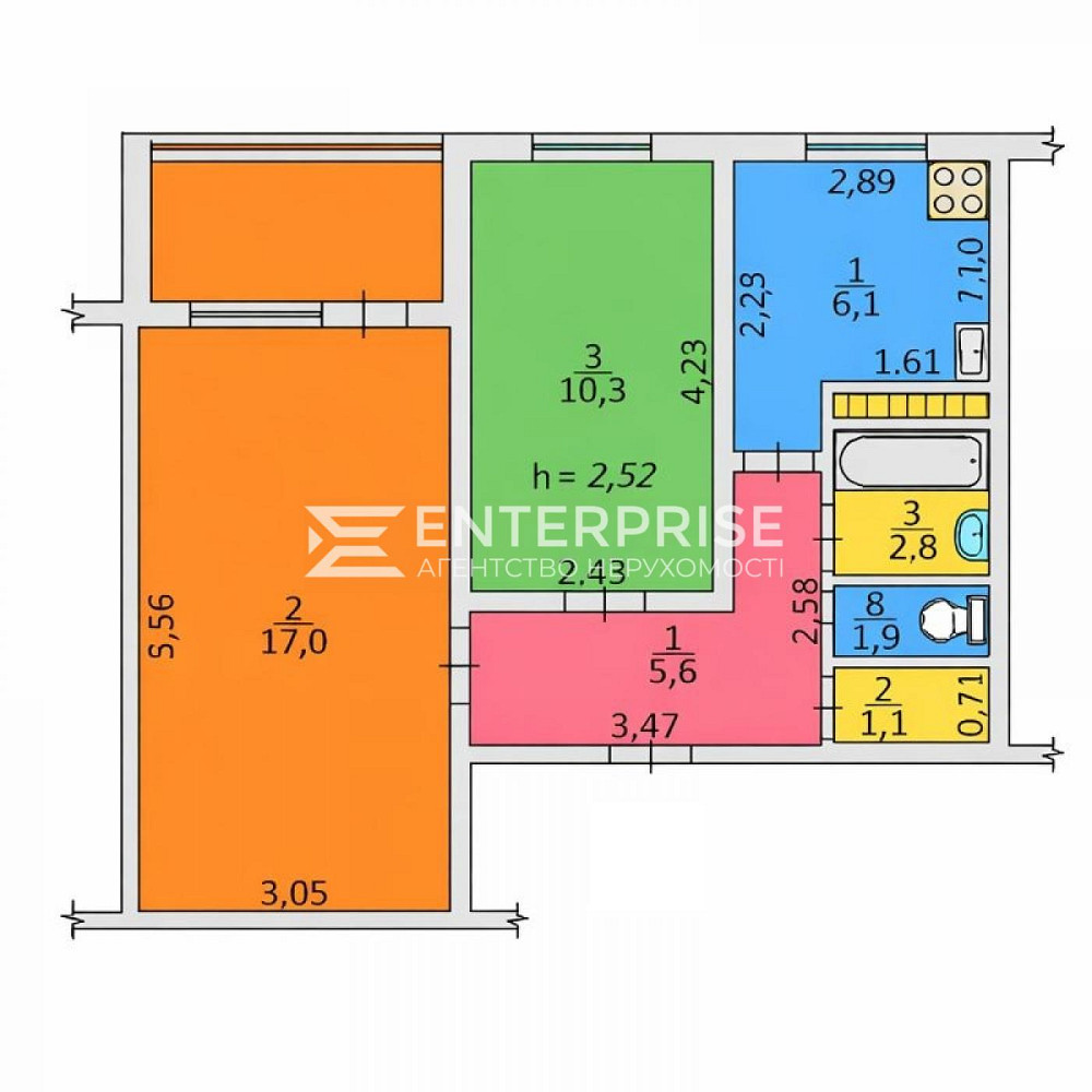Продаж Квартира 2-кімнатна, 1/9 поверх на вул. Пантелеймона Куліша Киев - изображение 9