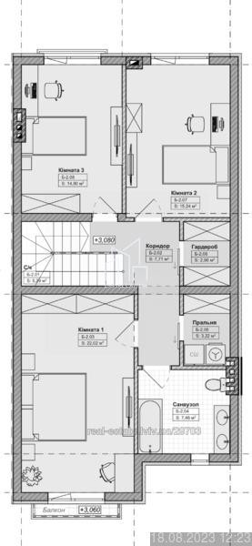 Продаж 2-поверховий Будинок з ділянкою 0.32 сот 160 кв.м 4 кімн. на Наварійська вул. Солонка - изображение 16