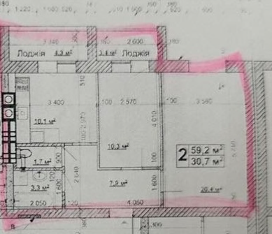 For sale 2-room Apartment 59.2 sq.m Феодосія Печерського Khodosivka - photo 3