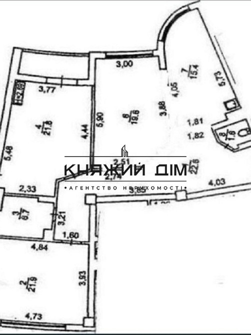 Продажа 3-х к. квартиры студио м. Левобережная. №21135565 Київ - фото 15