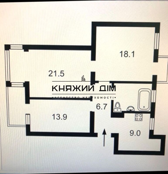 Отличная 3к. квартира на Крещатике, Липки. КОД ОБЪЕКТА: 21133240. Kiev - photo 13