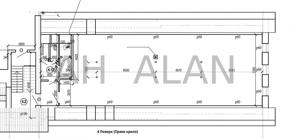 Оренда офісне приміщення на Професора Павловського вул., 4А приміщень - 1, поверх - 4/4 Київ - фото 5