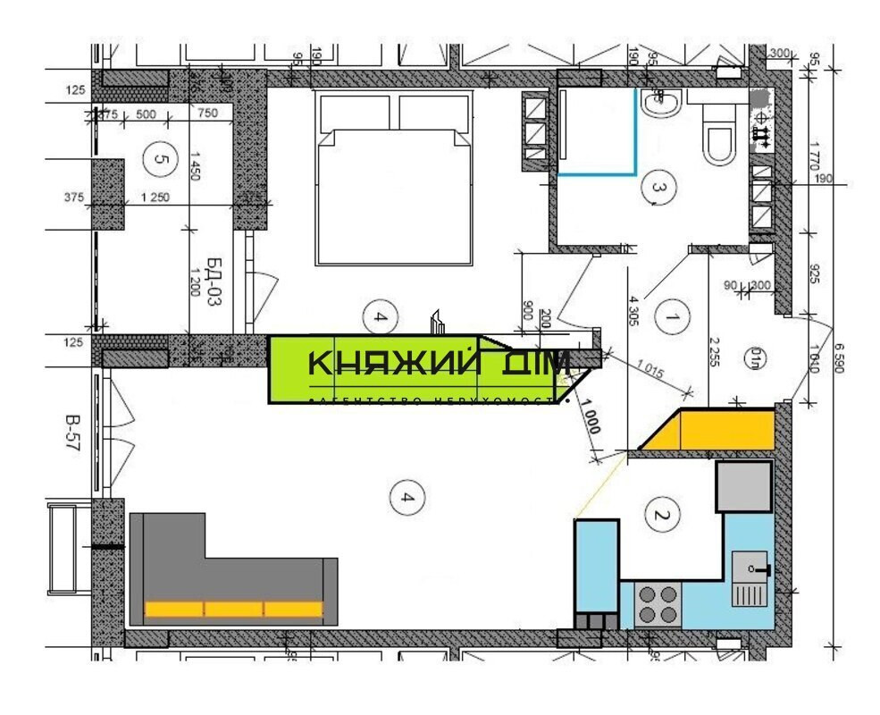 Продаж однокімнатної квартири в ЖК Комфорт Таун.  Код об'єкта: 21145539 Київ - фото 12