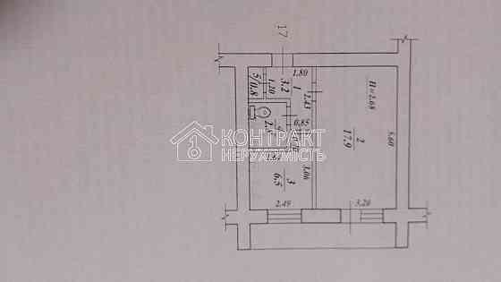 Продаж Квартира 1-кімнатна, 3/10 поверх на вул. Зернова Kharkiv