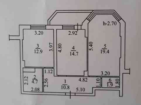 Продаж Квартира 2-кімнатна, 2/16 поверх на Овидиопольская дорога Odessa