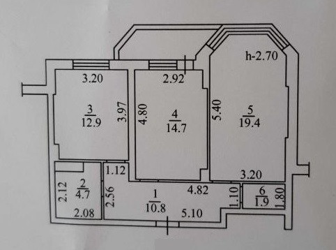 Продаж Квартира 2-кімнатна, 2/16 поверх на Овидиопольская дорога Одесса - изображение 4