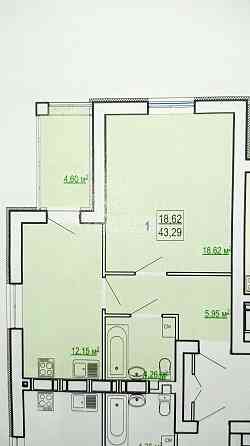 Продаж Квартира 1-кімнатна, 9/9 поверх на вул. вул. Полтавський Шлях Харків