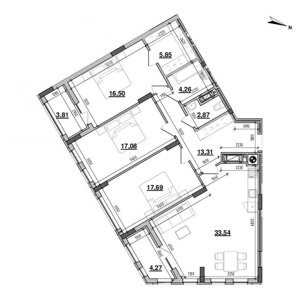 Продаж 3к Квартира 119.18 кв.м Хмельницького Богдана вул. L'viv - photo 4