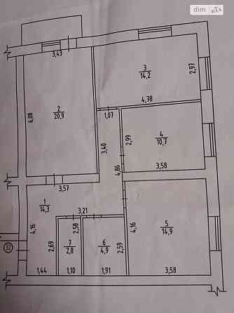 Продаж Квартира 3-кімнатна, 1/5 поверх на Пляжна Вінниця
