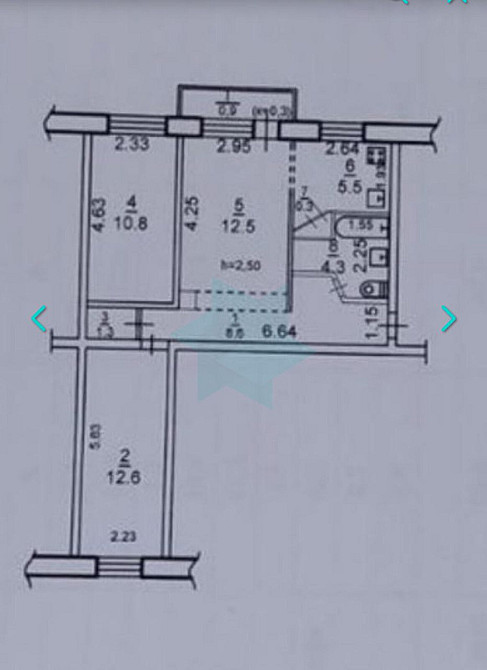 Продаж Квартира 3-кімнатна, 5/5 поверх на Слобожанський пр. Дніпро - фото 11