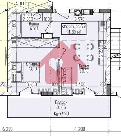 Продаж квартири у новому ЖК HOME Uzhhorod