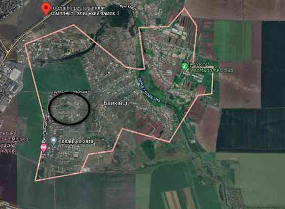 Продається ділянка для будівництва будинку, с. Байківці, 19 сотих Baikivtsi