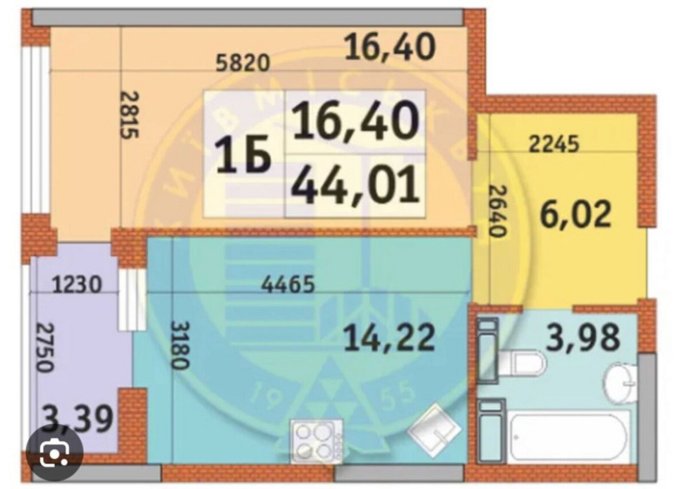 Продаж Квартира 1-кімнатна, 11/25 поверх Киев - изображение 1