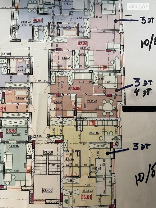 Продаж Квартира 1-кімнатна, 3/6 поверх на Івана Богуна Вінниця - фото 3