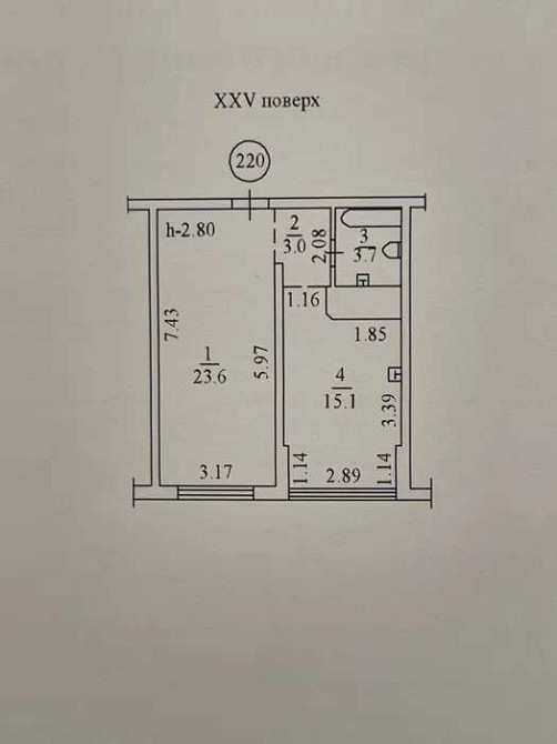 Продаж Квартира 1-кімнатна, 25/25 поверх на Люстдорфская дорога, 55 Одеса - фото 5