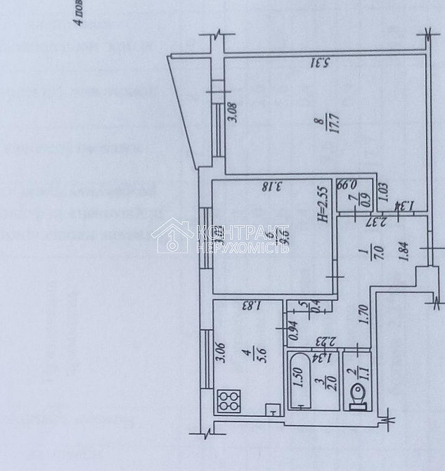 Продаж Квартира 2-кімнатна, 4/12 поверх на вул. пр. Жуковського Kharkiv - photo 11