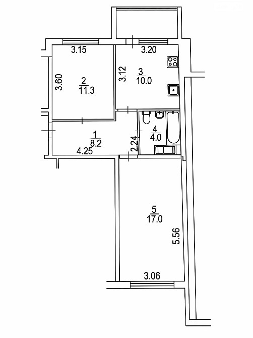 Продаж Квартира 2-кімнатна, 3/7 поверх на Стеценка вул., д. 75 Kiev - photo 12
