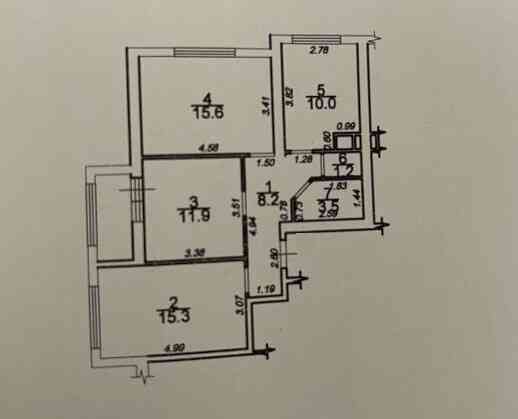 Продаж Квартира 3-кімнатна, 2/25 поверх на Бассейная улица Odessa