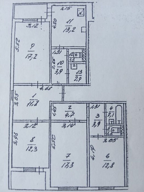 Продаж Квартира 3-кімнатна, 14/16 поверх на Драгоманова, 12 Київ - фото 9