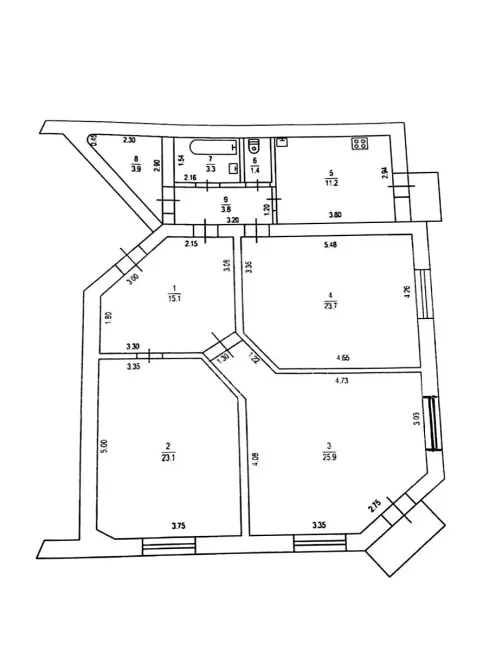 Продаж 3к Квартира 112 кв.м Еврейская, 36 Одеса - фото 20
