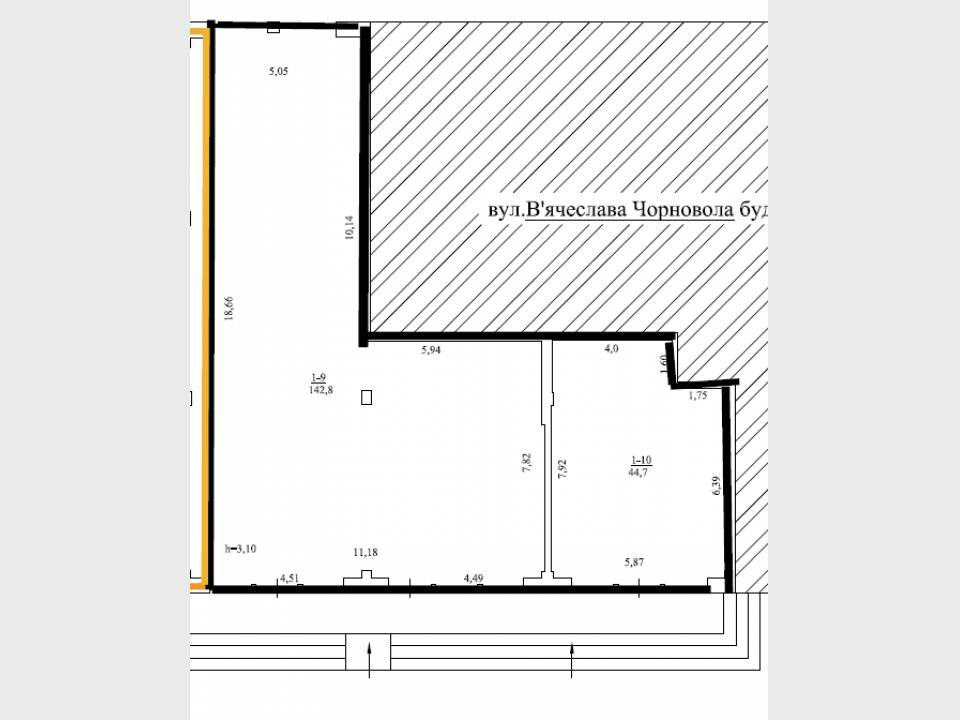 Продаж офісне приміщення на вул. Чорновола, 243-Ж приміщень - 2, поверх - 1/5 Черкаси - фото 4