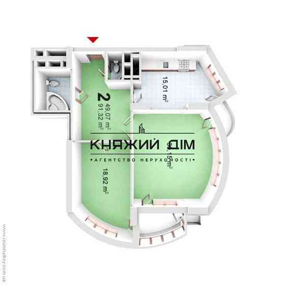 єГенератор Оренгда 2-х кімнатна квартира в ЖК Смарагдовий Код: 1145902 Kiev