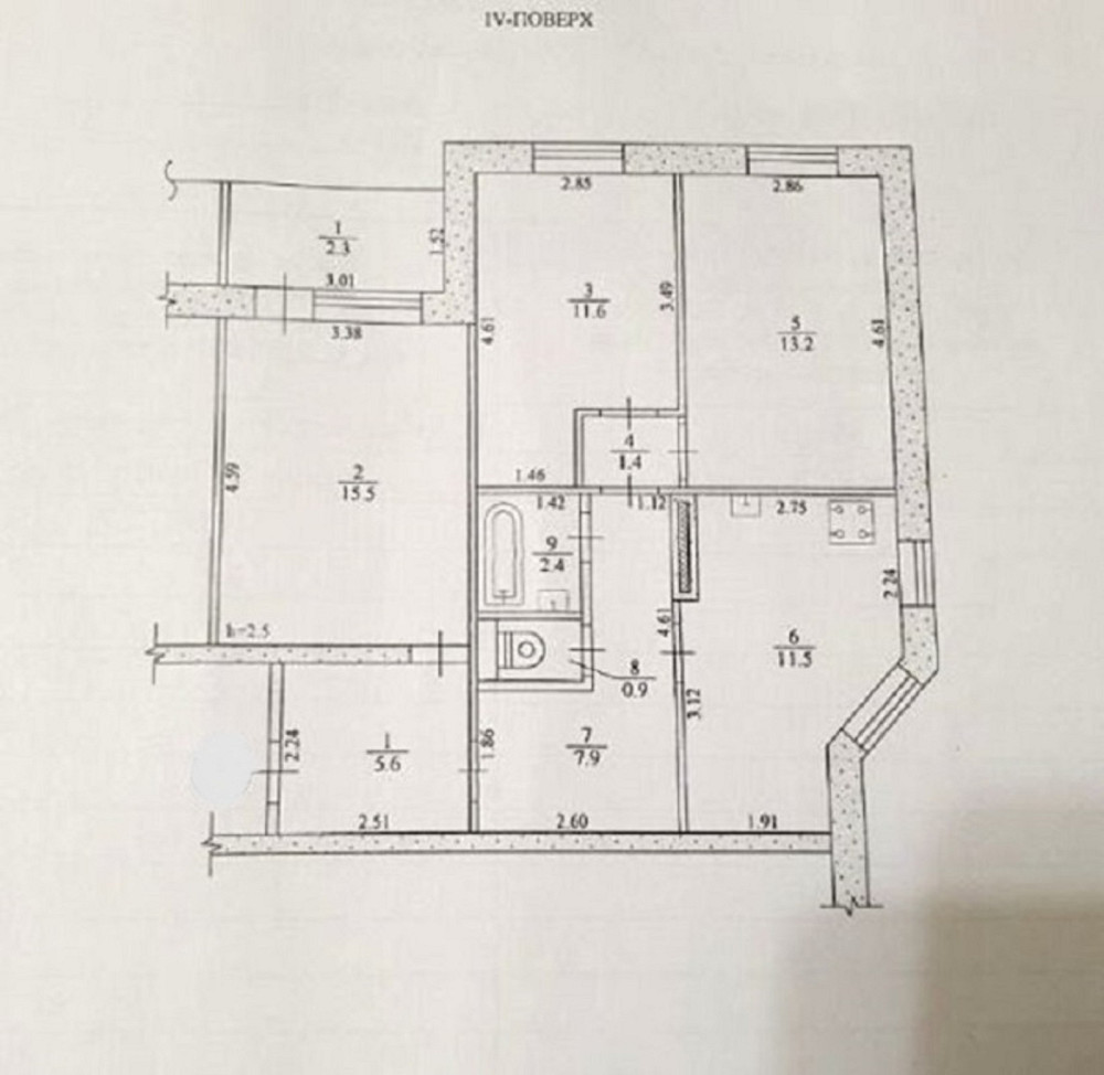 Продаж Квартира 3-кімнатна, 10/16 поверх на Мира пр., 2А Дніпро - фото 17