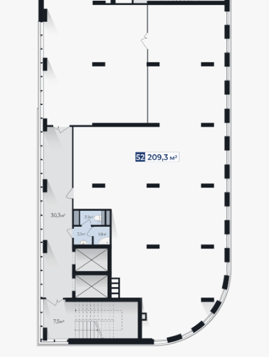 Продаж офісне приміщення на вул. Надрічна поверх - 5/8 Ivano-Frankivs'k - photo 2