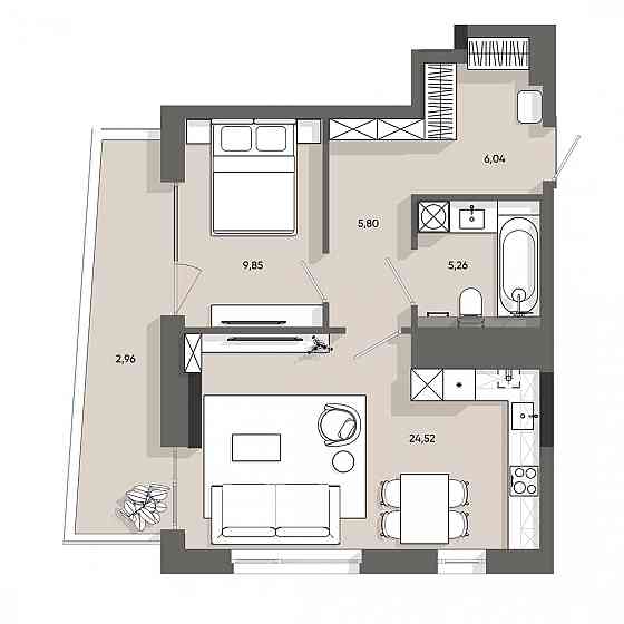 Продаж Квартира на улица Раковського Івана 24 Львов