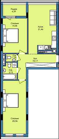 Продаж Квартира 2-кімнатна, 7/9 поверх на вул. Вашингтона Джорджа L'viv