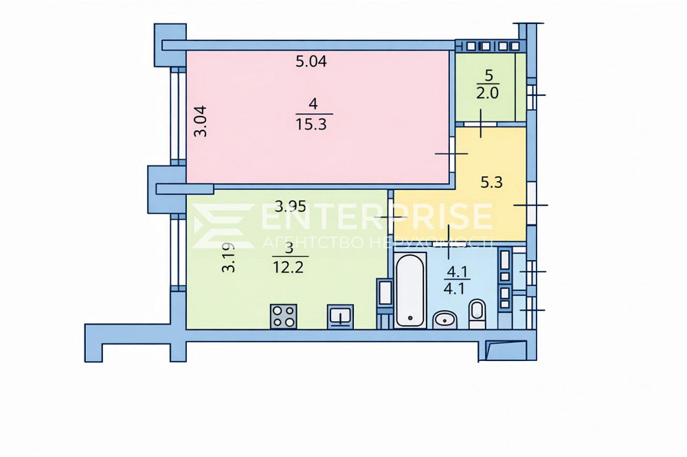 Продаж Квартира 1-кімнатна, 7/25 поверх на вул. Набережно-Рибальська Kiev - photo 2